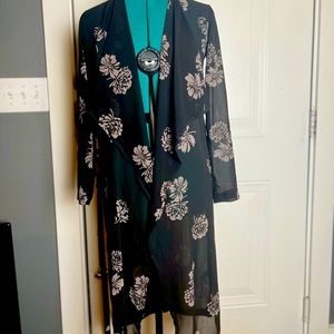 Floral Kimono/Sheer Cardigan